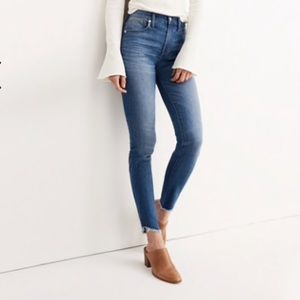 madewell 10 inch high rise tulip hem edition